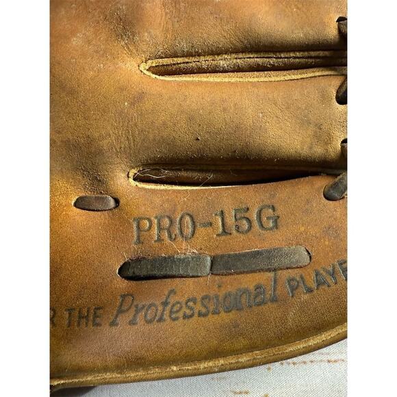 Rawlings Baseball Softball Glove RHT Brown Advanced Players PRO-15G - Picture 2 of 5